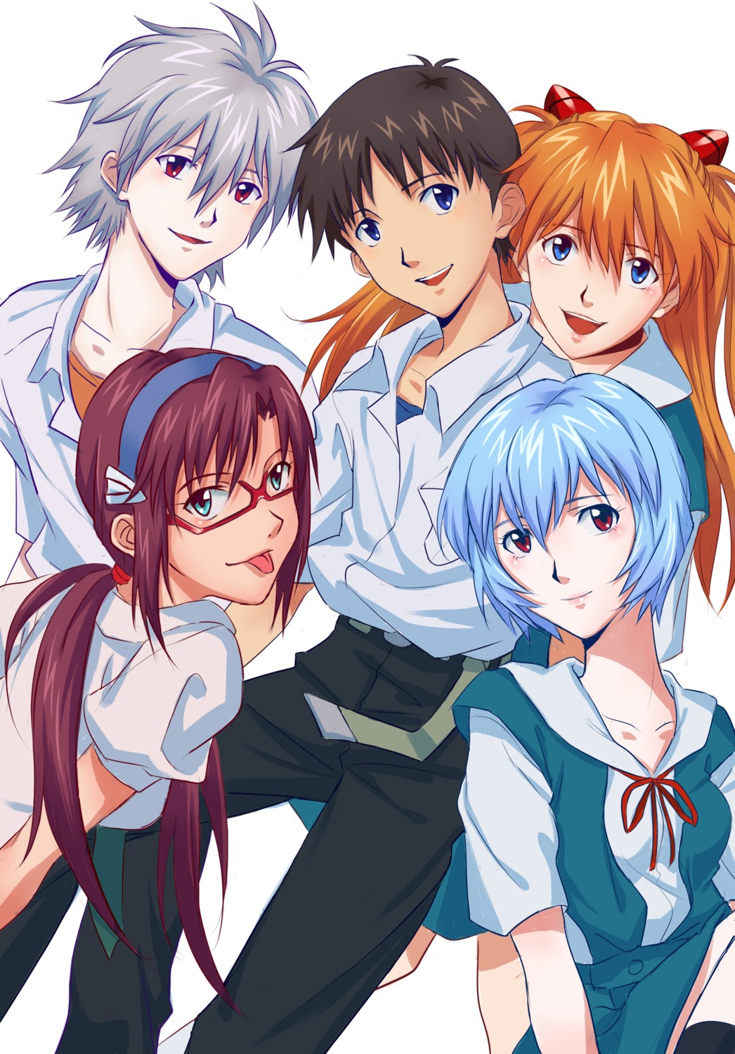 Fcc Neon Genesis Evangelion Ayanami Rei Ikari Shinji